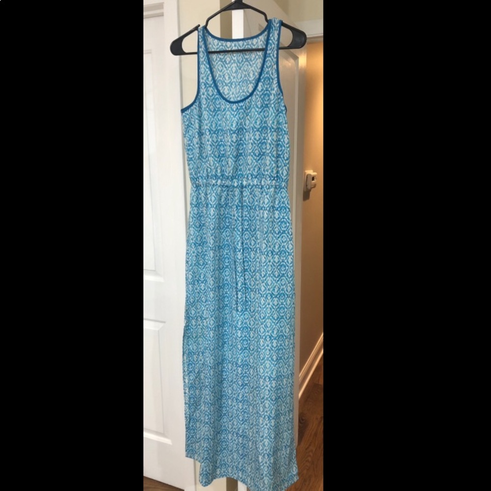 Michael Kors long blue dress